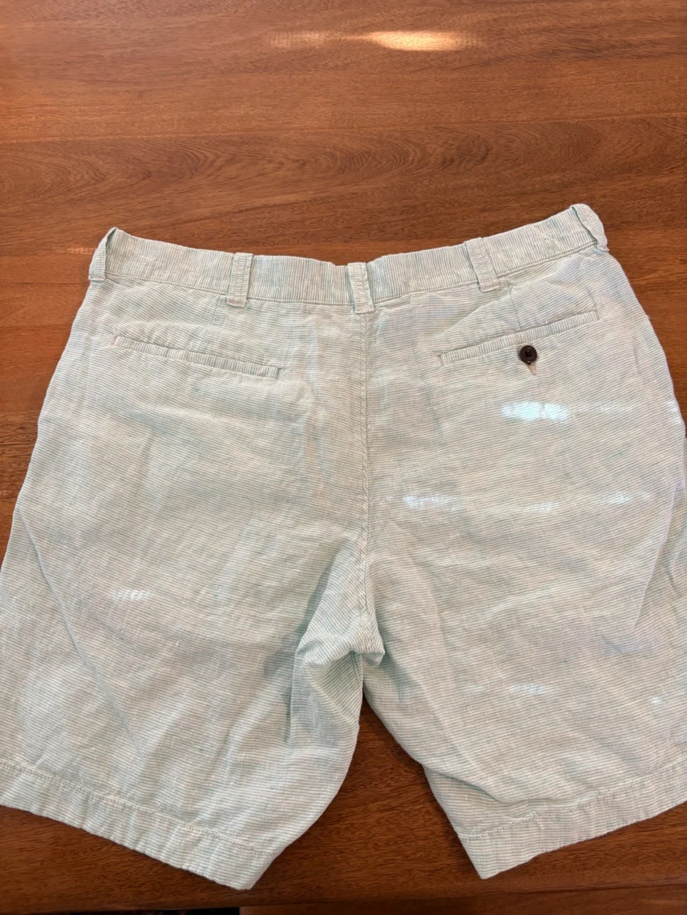 J. Crew soft pistachio green 34’ x 9’